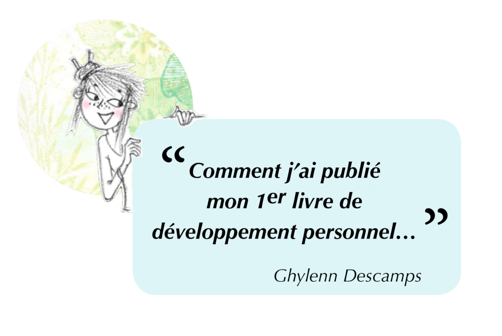 ecriture de mon premier livre de developpement personnel